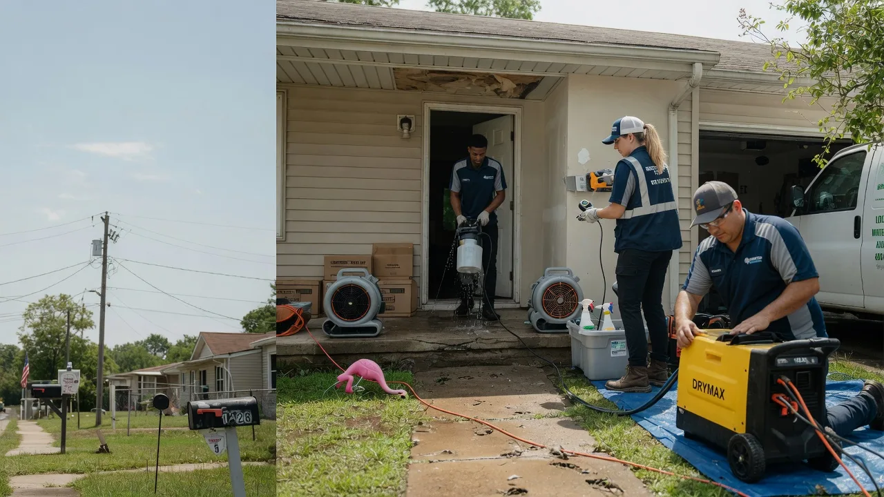 Storm Damage Water Removal in Brownsboro, TX near me